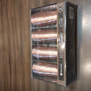 PILSNER doubled wall copper tumblers 4 $20.00 #225